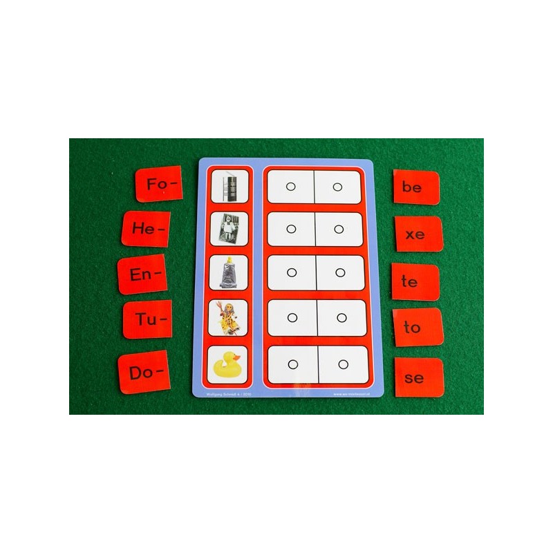 Nové čítanie slabík, materiál na čítanie verný zvuku