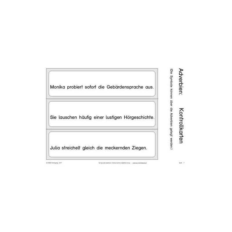 Temporal adverbs, adj. Blue