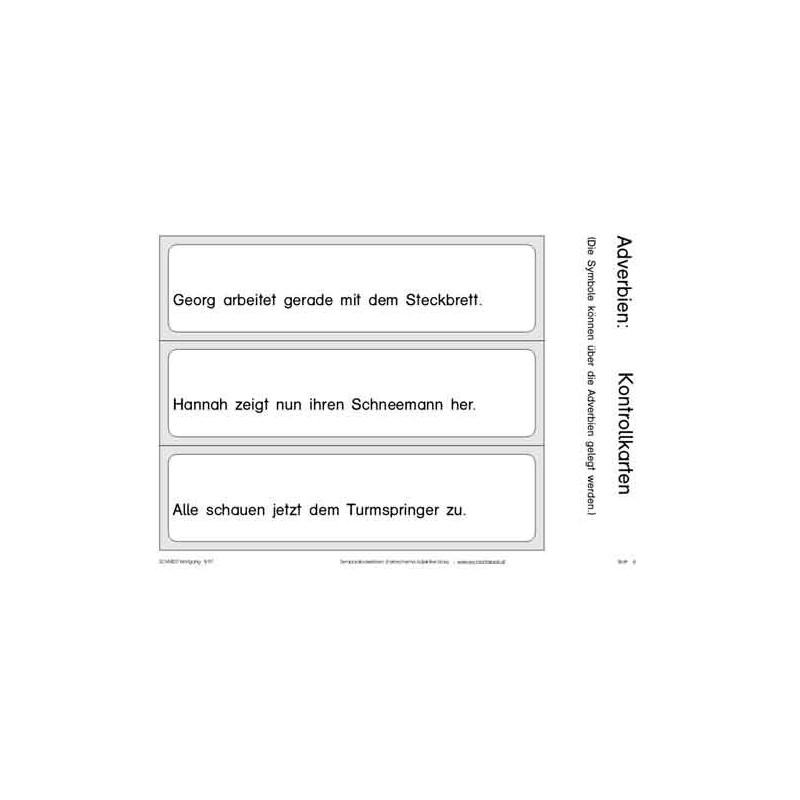 Temporaladverbien, Adj. blau