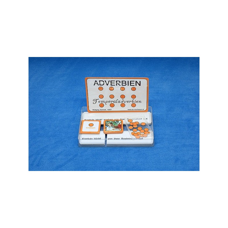 Temporal adverbs, adj. Blue