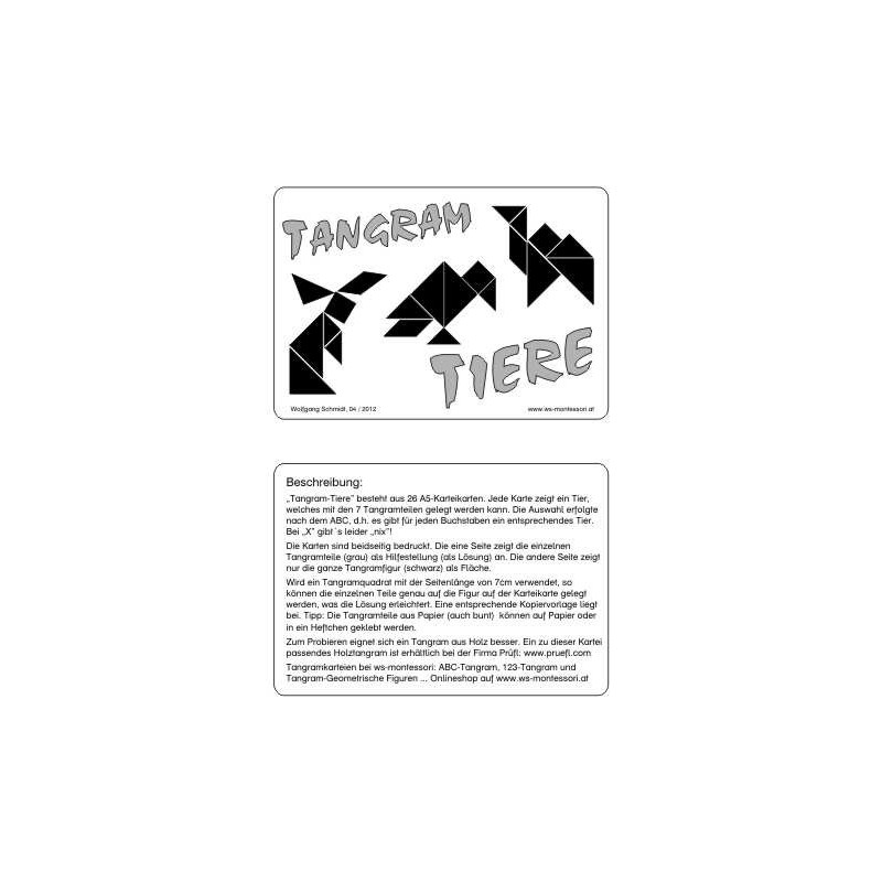 Zvieratá - Tangram
