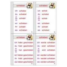 Verb family tree, adj. Blue