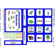 Vergleichende Adjektive blau (This item is available in english)