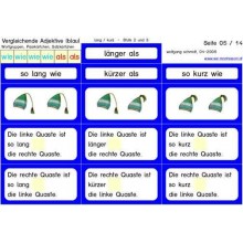 Vergleichende Adjektive blau (This item is available in english)