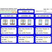 Comparative adjectives blue (This item is available in english)