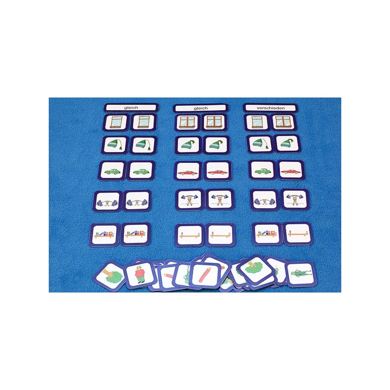 Comparative adjectives blue (This item is available in english)