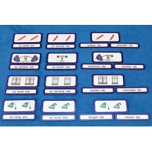 Vergleichende Adjektive blau (This item is available in english)