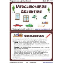 Vergleichende Adjektive braun