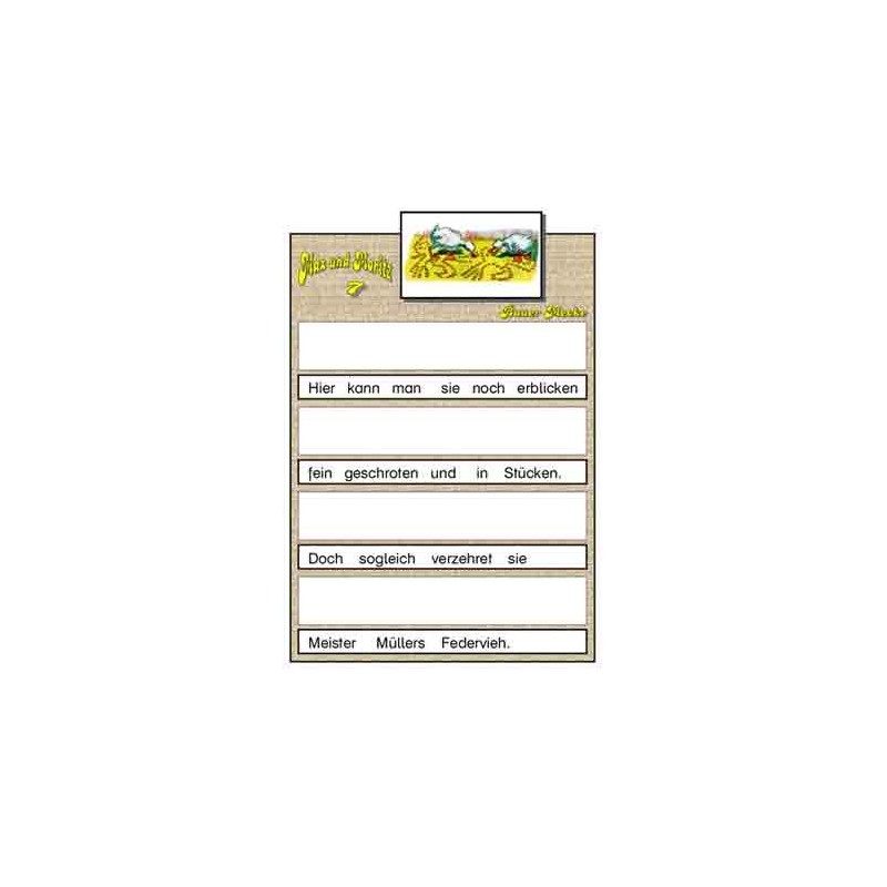 Časť histórie reči: Max & Moritz, adj. Blue