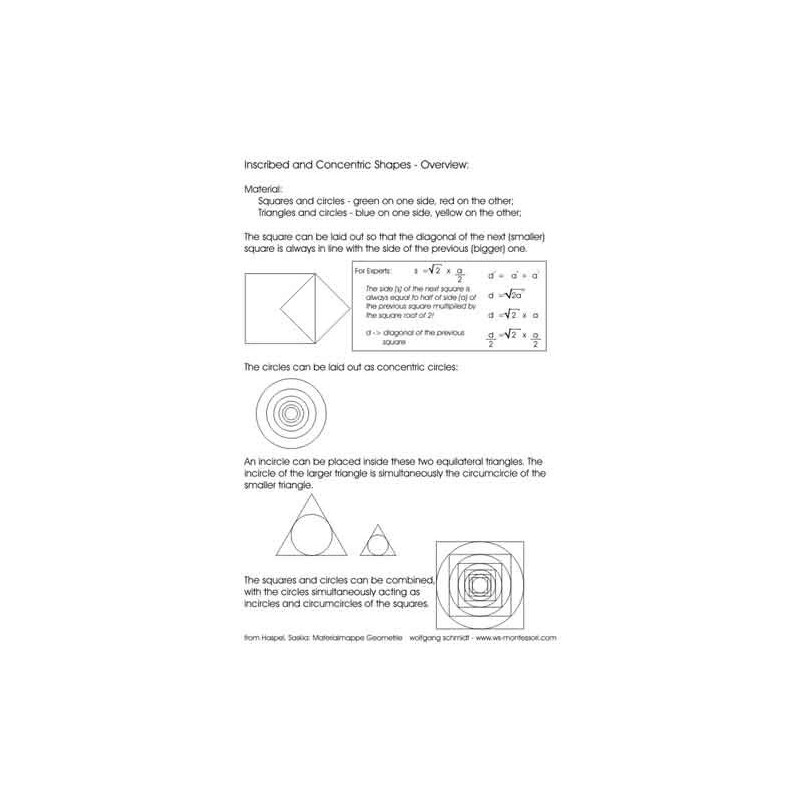 Inscribed & Concentric Shapes (Dieser Artikel ist auch in deutsch erhältlich)